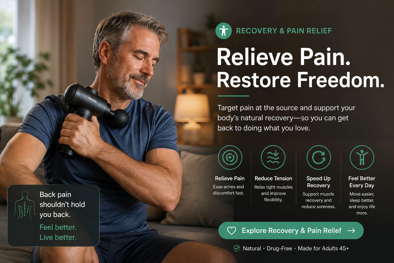 Recovery & Pain Relief — Olyvita