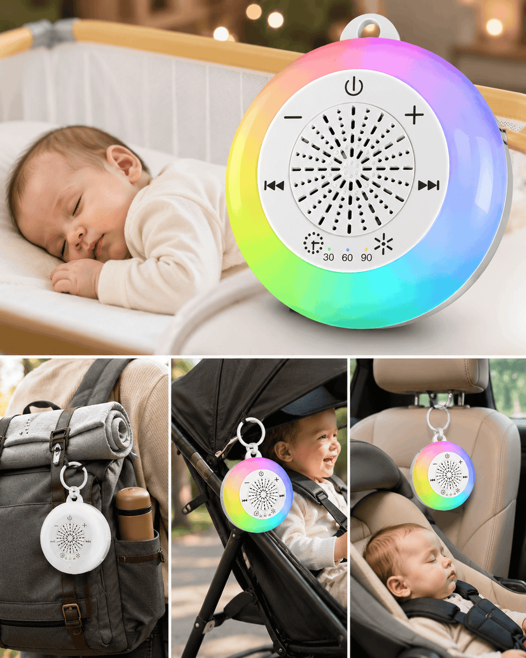 Olyvita White Noise Machine — Better Sleep & Deep Relaxation olyvita
